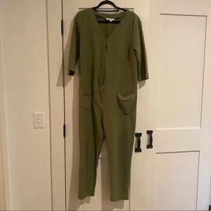 The Nines by HATCH maternity 3/4 jumpsuit